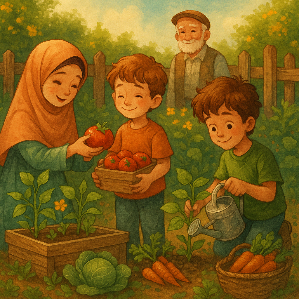 İyilik Bahçesi ve Paylaşan Çocuklar Masalı