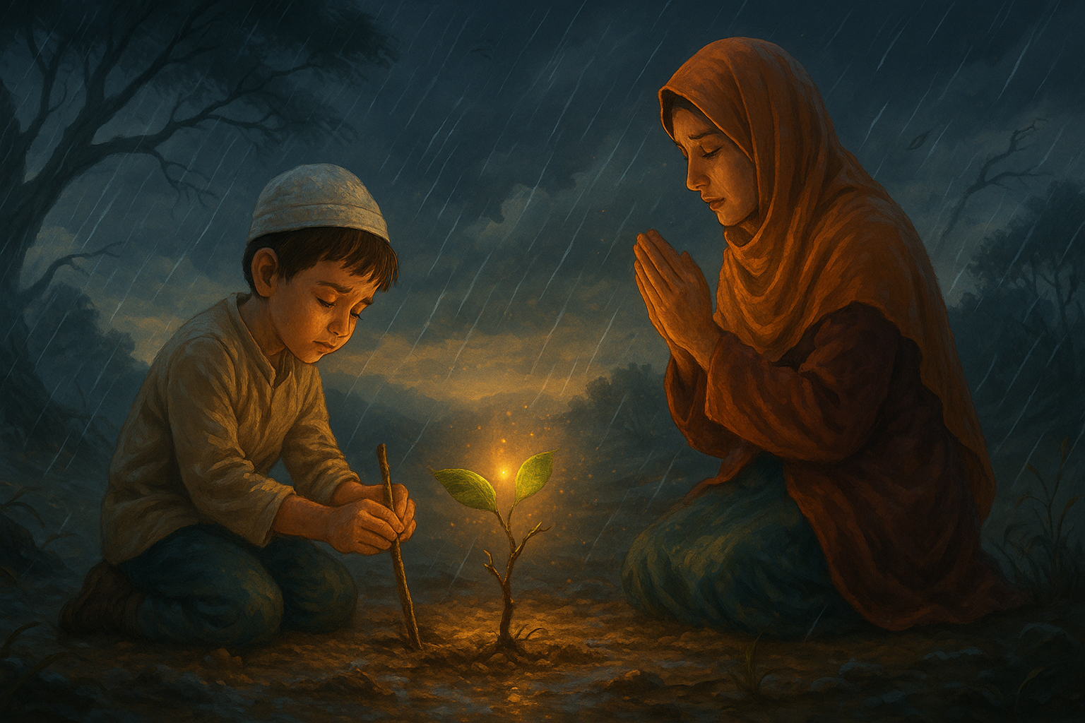 Minik Ahmed ve Sabır Çiçeği