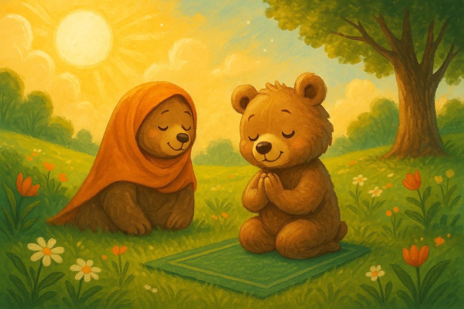 Namazı Seven Minik Ayıcık Masalı