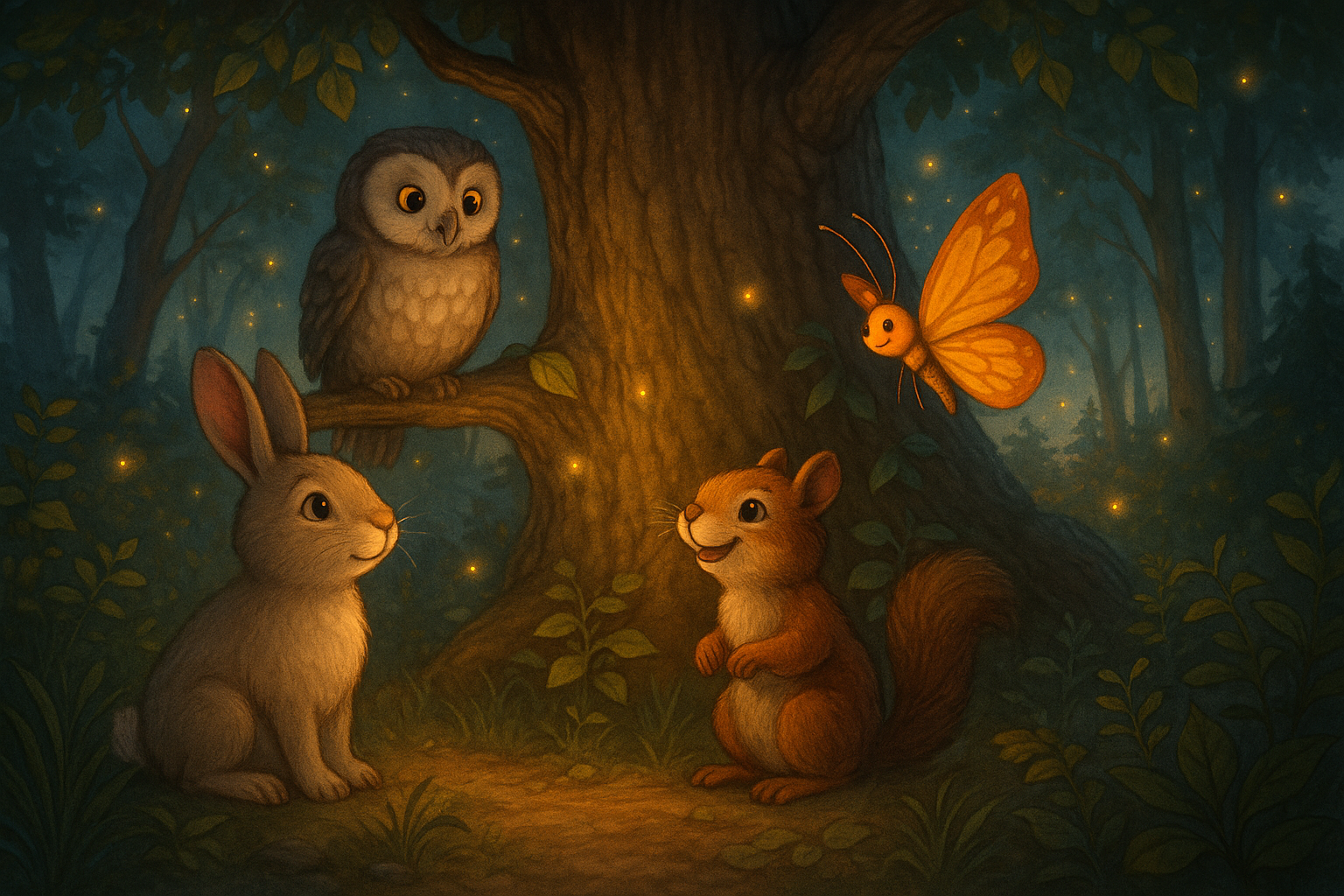 Pıtırcık ile Fısıltı Ormanı Masalı