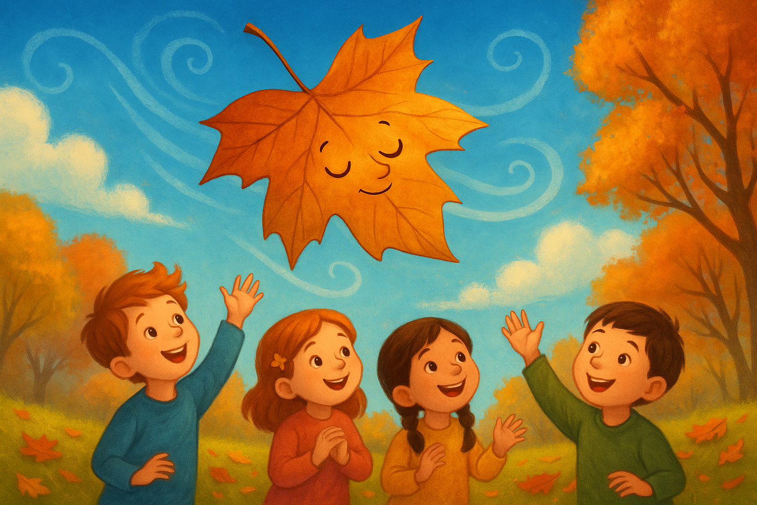 Rüzgarla Dans Eden Uykucu Yaprak Masalı