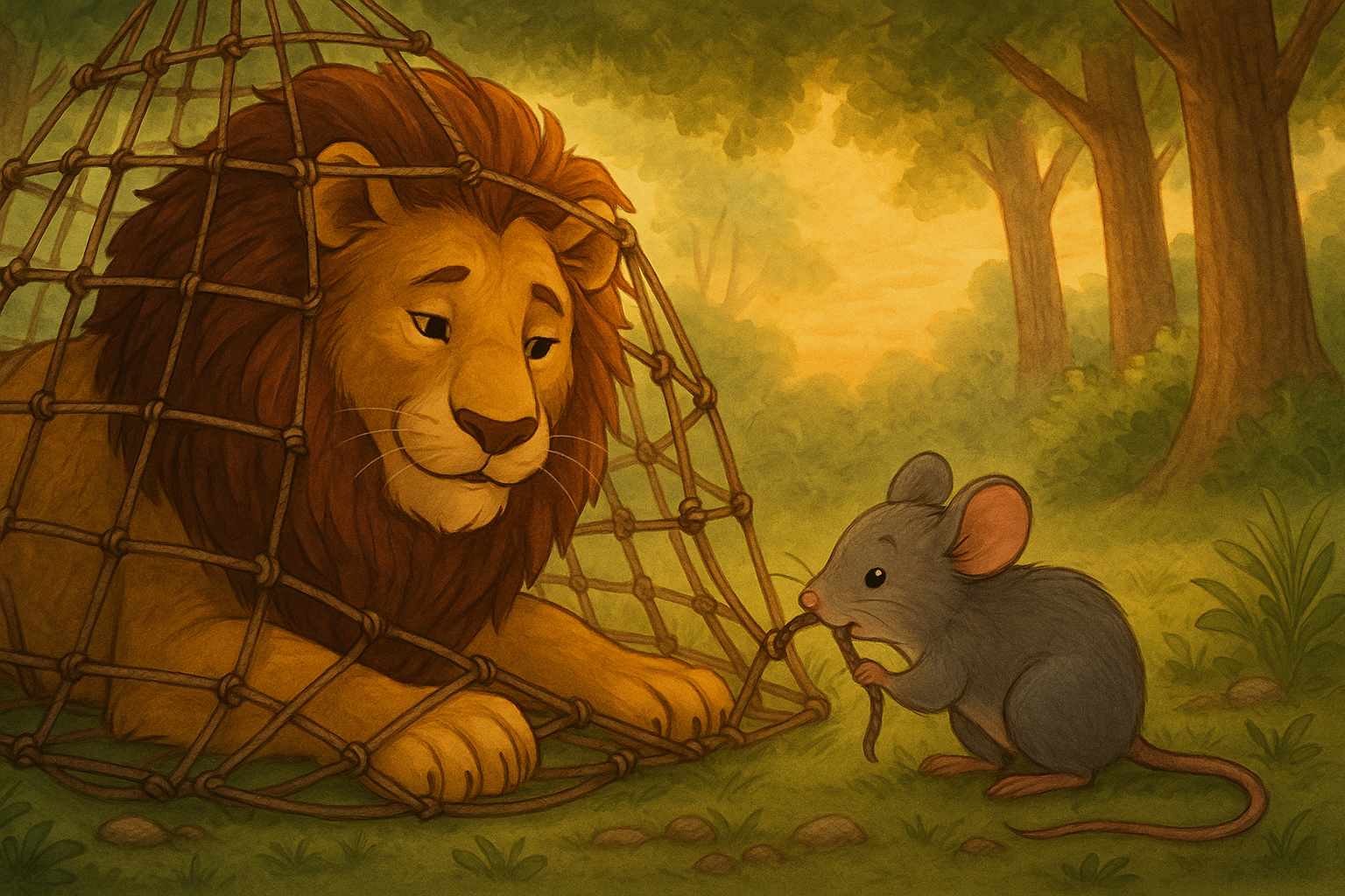 Aslan ile Fare Masalı