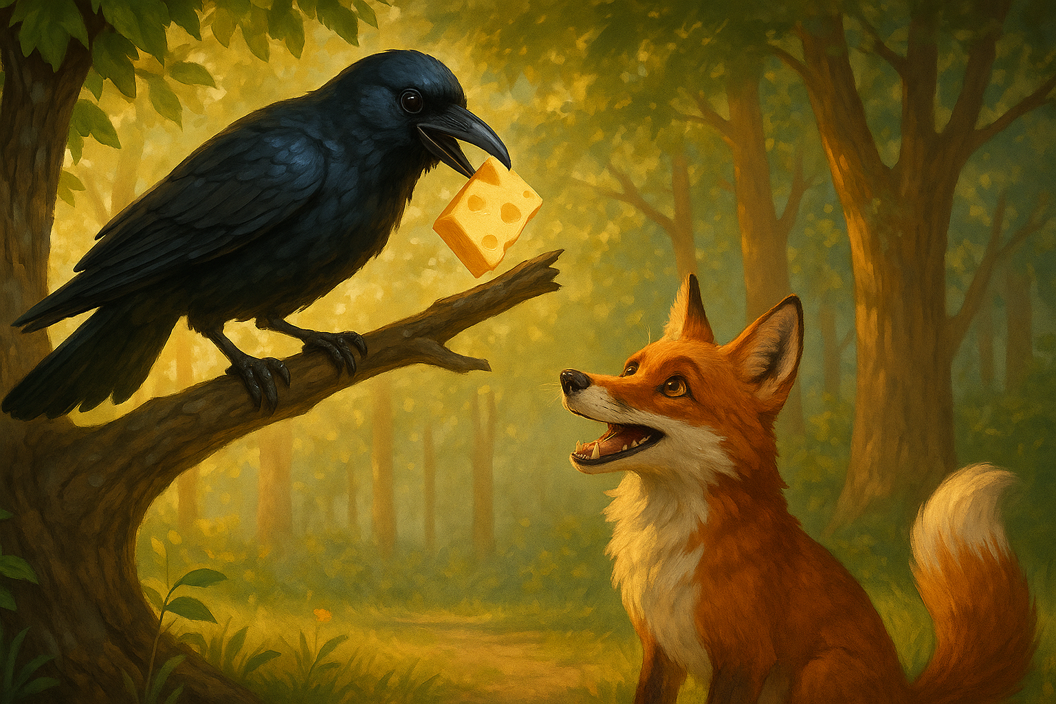 Karga ile Tilki Masalı