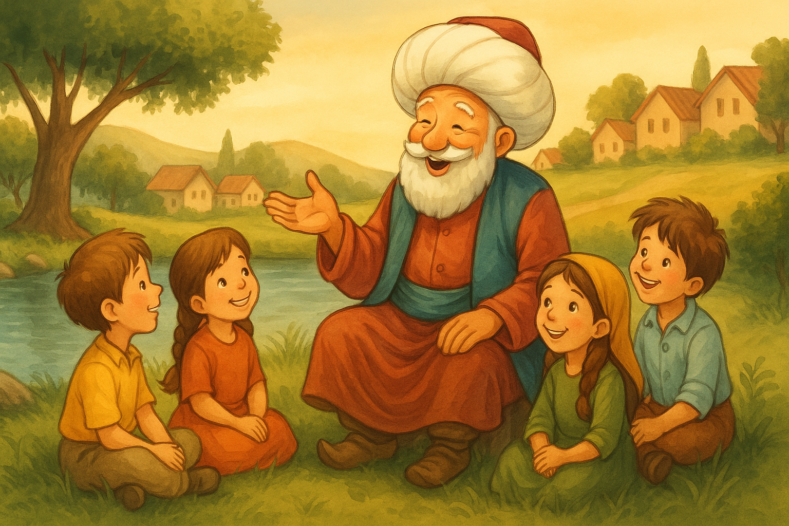 Nasrettin Hoca ve Gülümseyen Köy Masalı